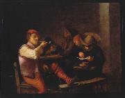 Adriaen Brouwer Smokers in an Inn. Sweden oil painting artist